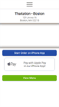 Mobile Screenshot of bostonthaitation.com