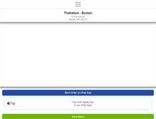Tablet Screenshot of bostonthaitation.com